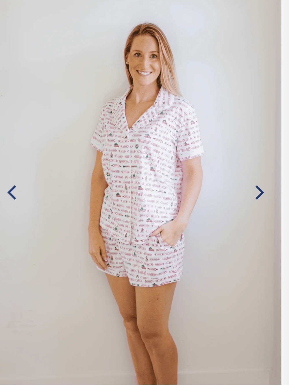Erica Wilson Short Holiday PJ Set